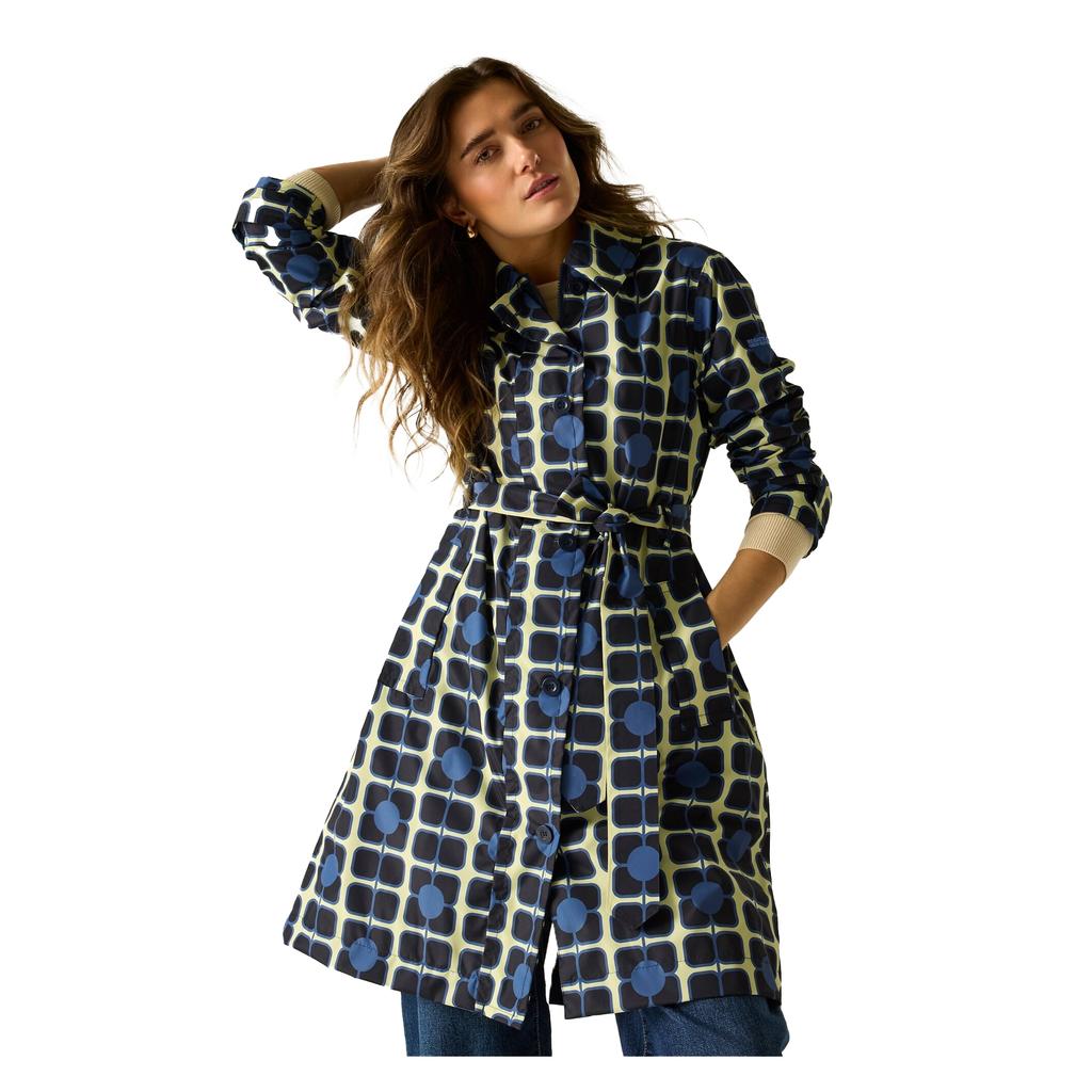 Regatta Womens/Ladies Orla Kiely Waterproof Trench Coat