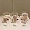 Transparent Crystal High Heels 2025 Autumn and Winter New Outer Wear Fairy Style French Niche Sandals Premium Cool Slippers