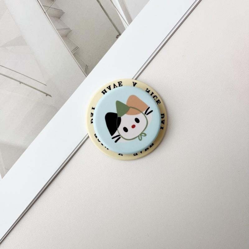 

Корейский Милый Мультяшный Магнитный Держатель-Ток для Телефона Magsafe Griptok Подставка для iPhone 16 Складной Чехол с Беспроводной Зарядкой Кольцо-Держатель