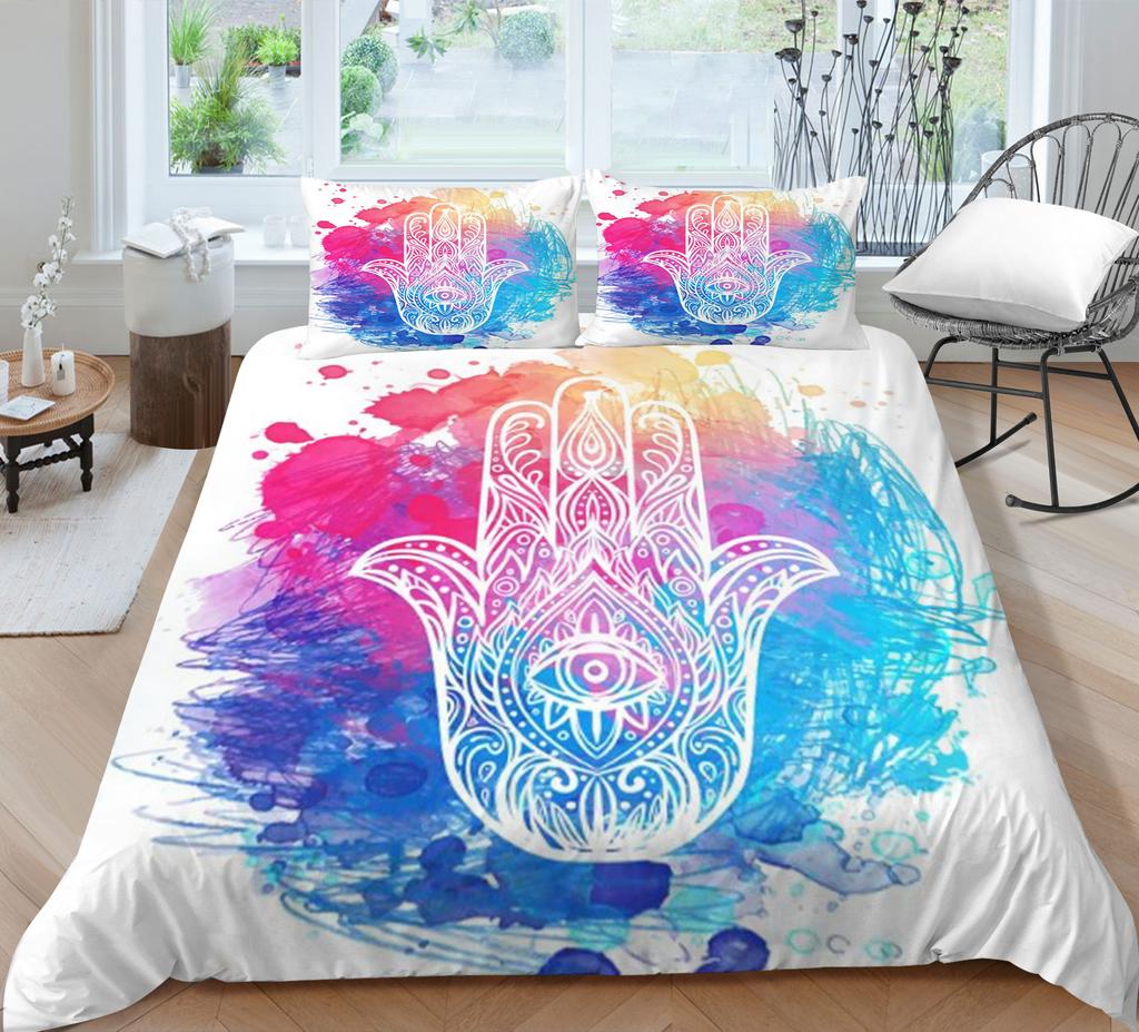 Seturi de plapumă Lenjerie de pat Queen Size Boemia Adolescent Copii Adulti Textile Moale pentru Casa Husă de pat de lux