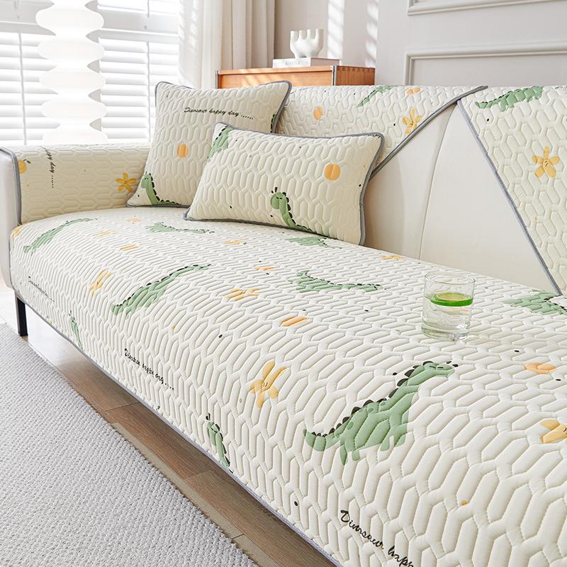 LaTeX Mat Sofa Cushion Summer Non-Slip Cushion Sofa Full Covered Cloth