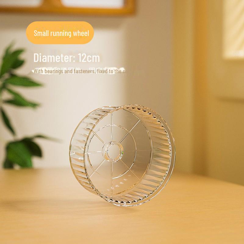 Очень большое бесшумное беговое колесо для хомяка со стойкой для установки в клетку