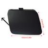2Pcs Front Bumper Tow Hook Cover Caps for Toyota RAV4 2006-2008 Left & Right Plastic Replacement Covers 53286-42031 53285-42011