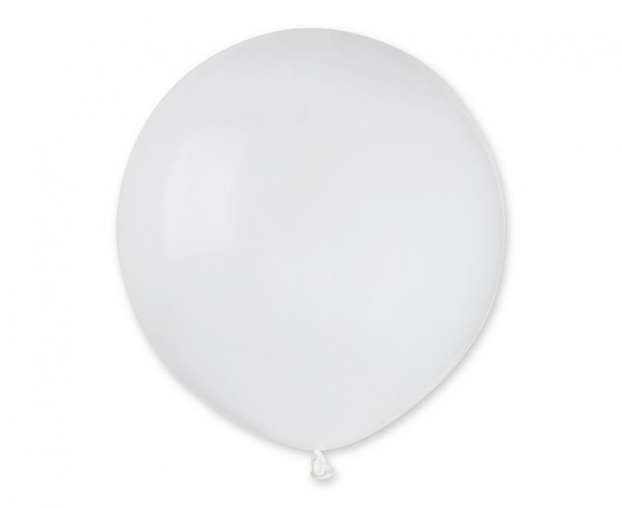 Balony Lateksowe Pastelowe Gemar Białe White 48Cm 25 Szt.