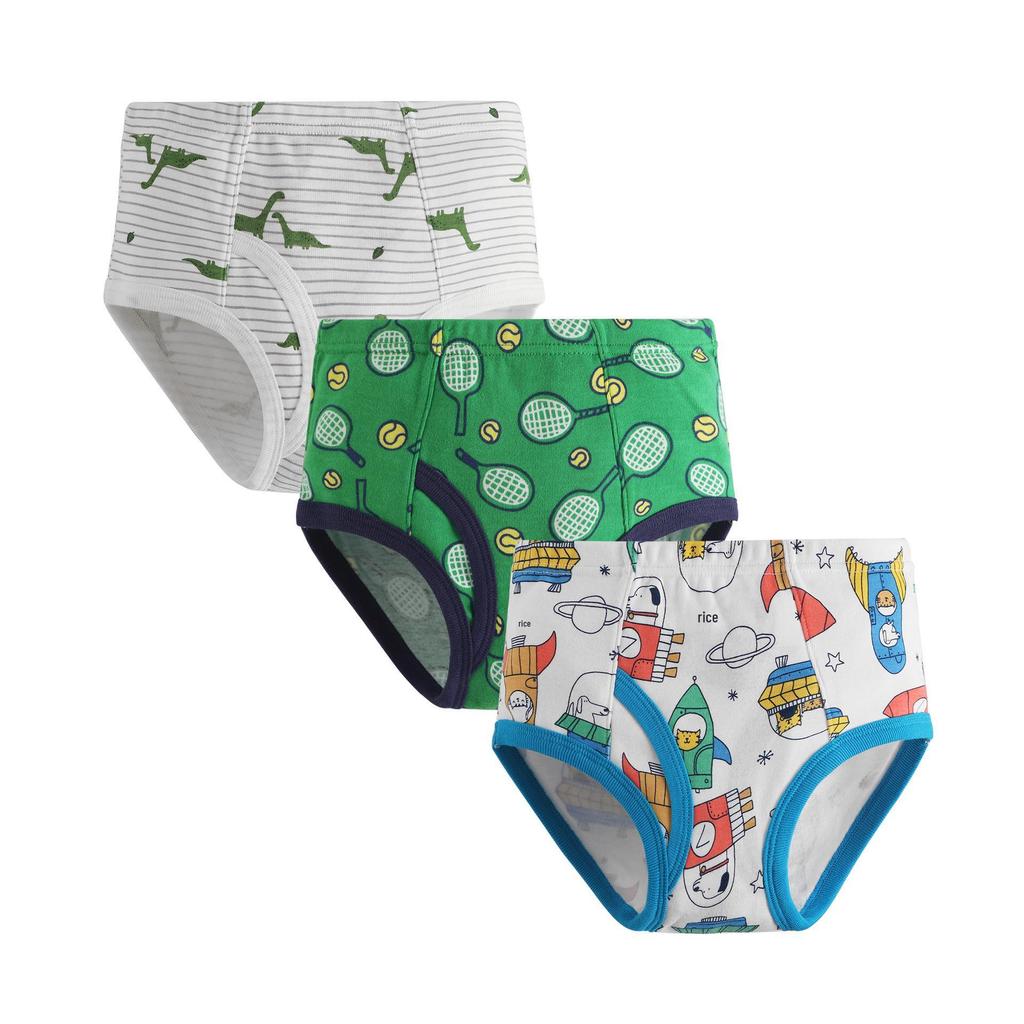 Mutandine da Bambino in Puro Cotone con Dinosauri - Pantaloncini Cartoon per Toddler e Bambini
