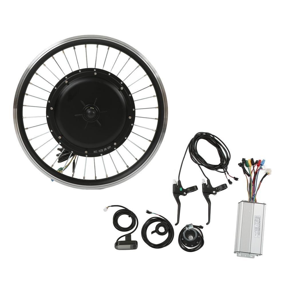 48V 1000W Electric Bike Kit Front Wheel Motor Controller Thumb Throttle Brake Panel LCD5 Display for Mountain Bike