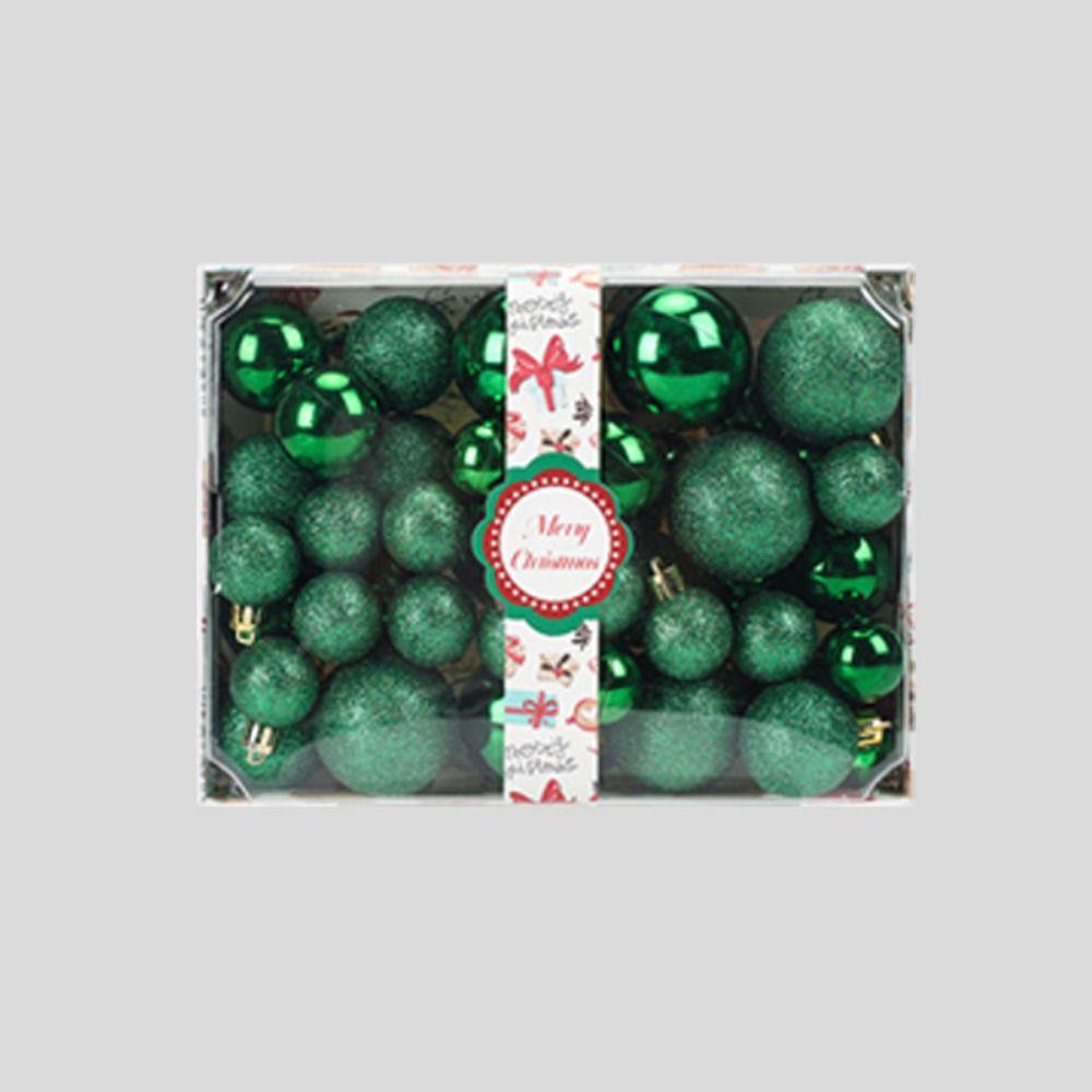 42Pcs 3/4/5cm Christmas Balls Set Creative Xmas Tree Pendants  Happy New Year Decoration