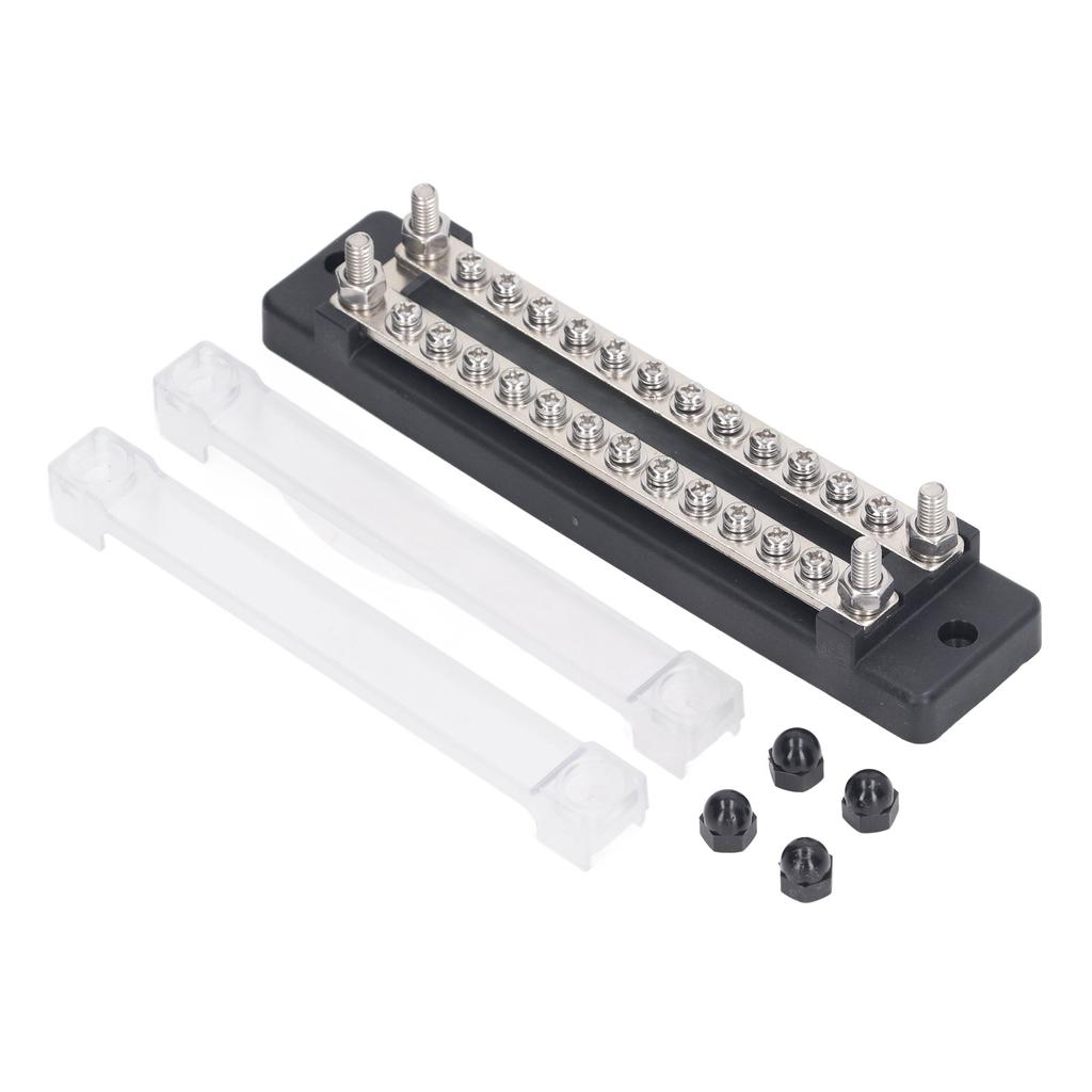 12?48V 150A Terminal Block Bus Bar Circuit Fuse Holder Power Distribution Block for Car Trucks RVs