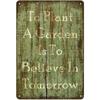 Tin Sign Art Metal Wall Decor 20x30cm Retro Vintage Painting