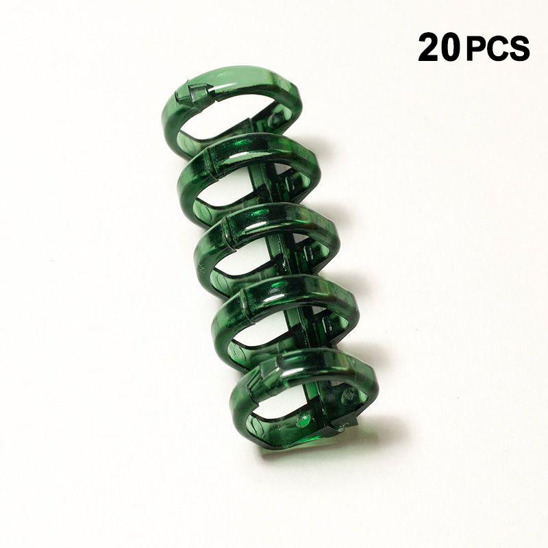 20Pcs Binder Buckle Loose-Leaf Book Accessories Binding Ring Buckle 5 Holes Not Uncomfortable Homemade Diy Punch Loose-Leaf