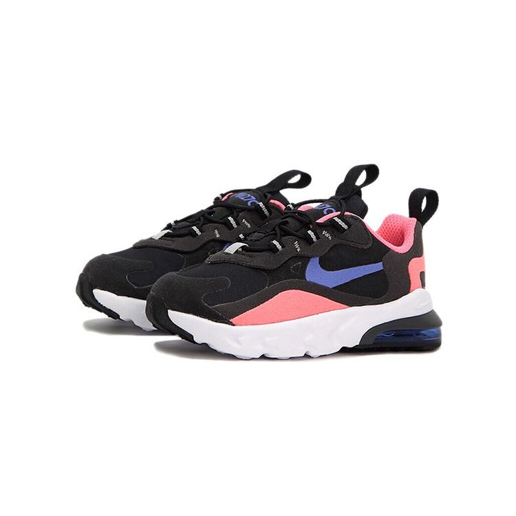 Nike Air Max 270 RT Low Top Sports Casual Shoes Baby Sneakers Black Pink CD2654-024