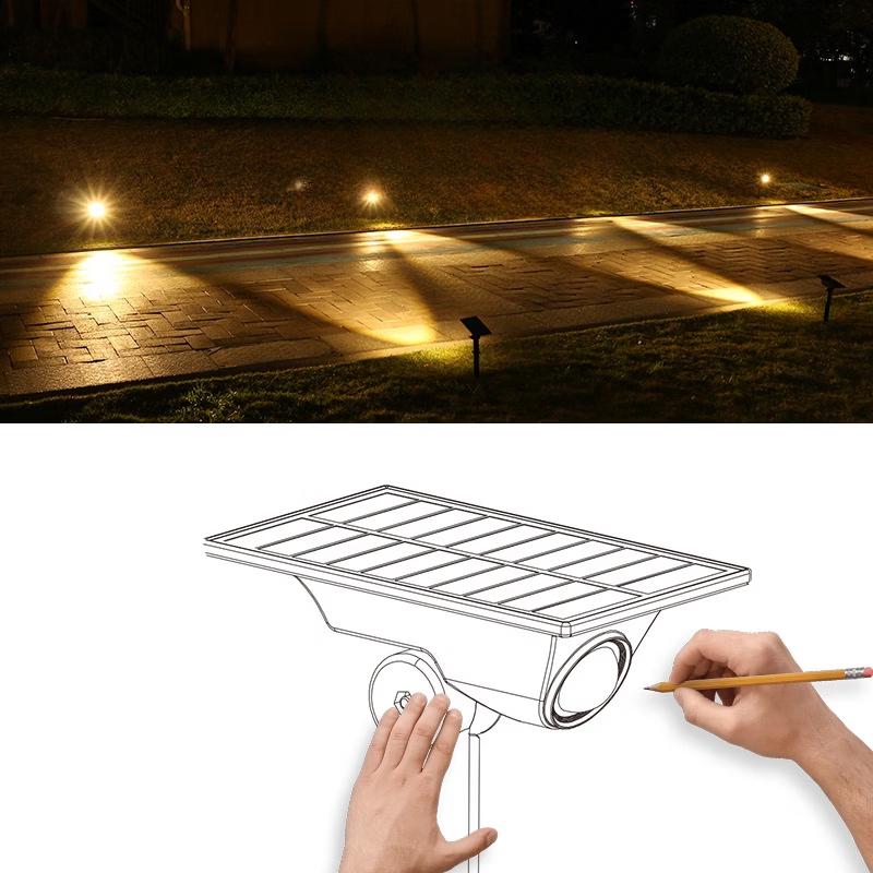 Solar Outdoor Garden Tree Spotlight