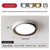 Modern Nordic LED Ceiling Light - Minimalist Round Design for Master Bedroom