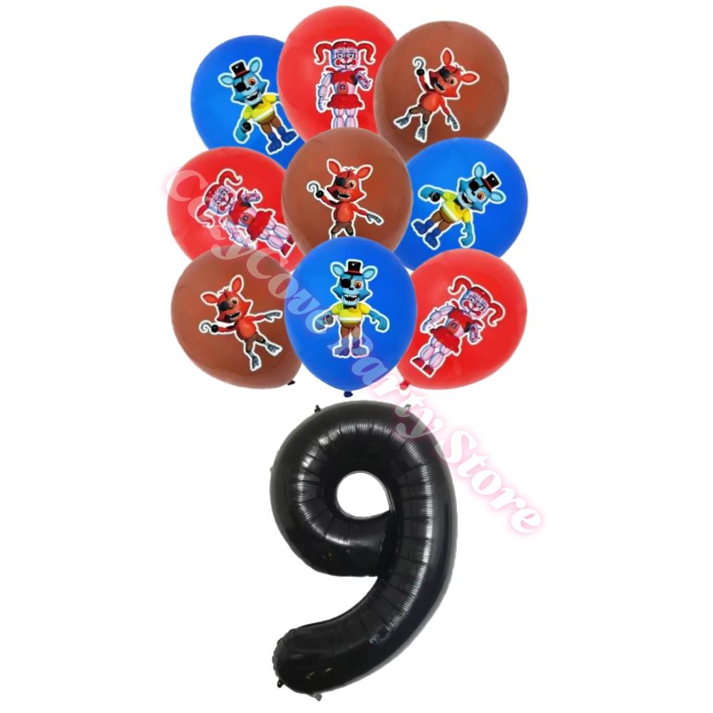 Neltoned Birthday Party Decoration Cups Plates Cake Topper Balloons For Kids Party Favors Freddyed Bear Gifts By Fnafs