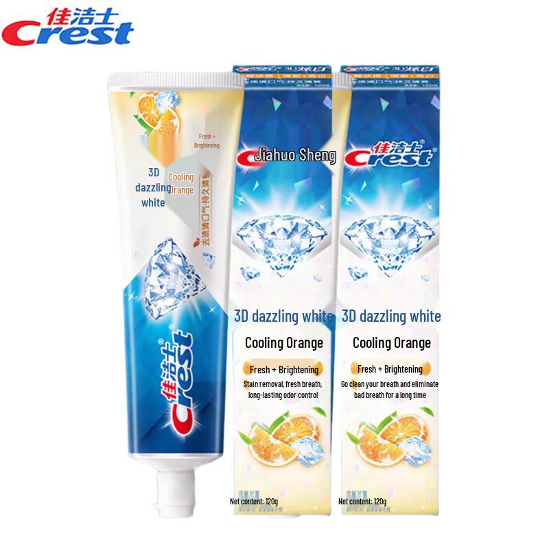

Crest 3D White Invigorating Icy Orange Toothpaste