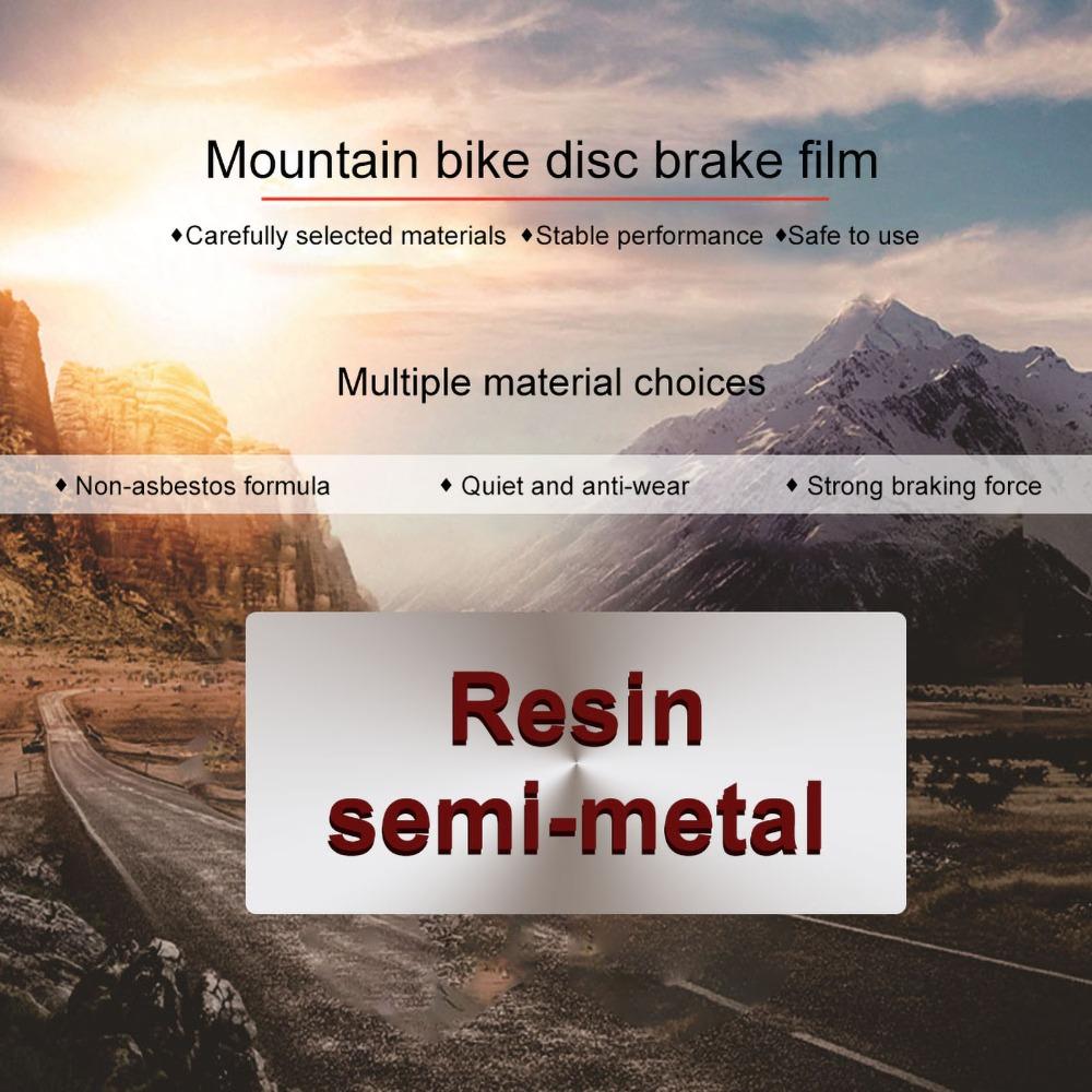 4 Pairs Easy To Install Disc Brake Pads Bike Disc Brake Pads for BB5/ M446 Bicycle Replacement