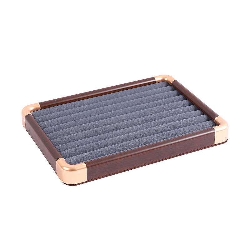 Spot Walnut Jewelry Display Tray Retro Jewelry Display Tray Jewelry Bracelet Necklace Counter Display Props