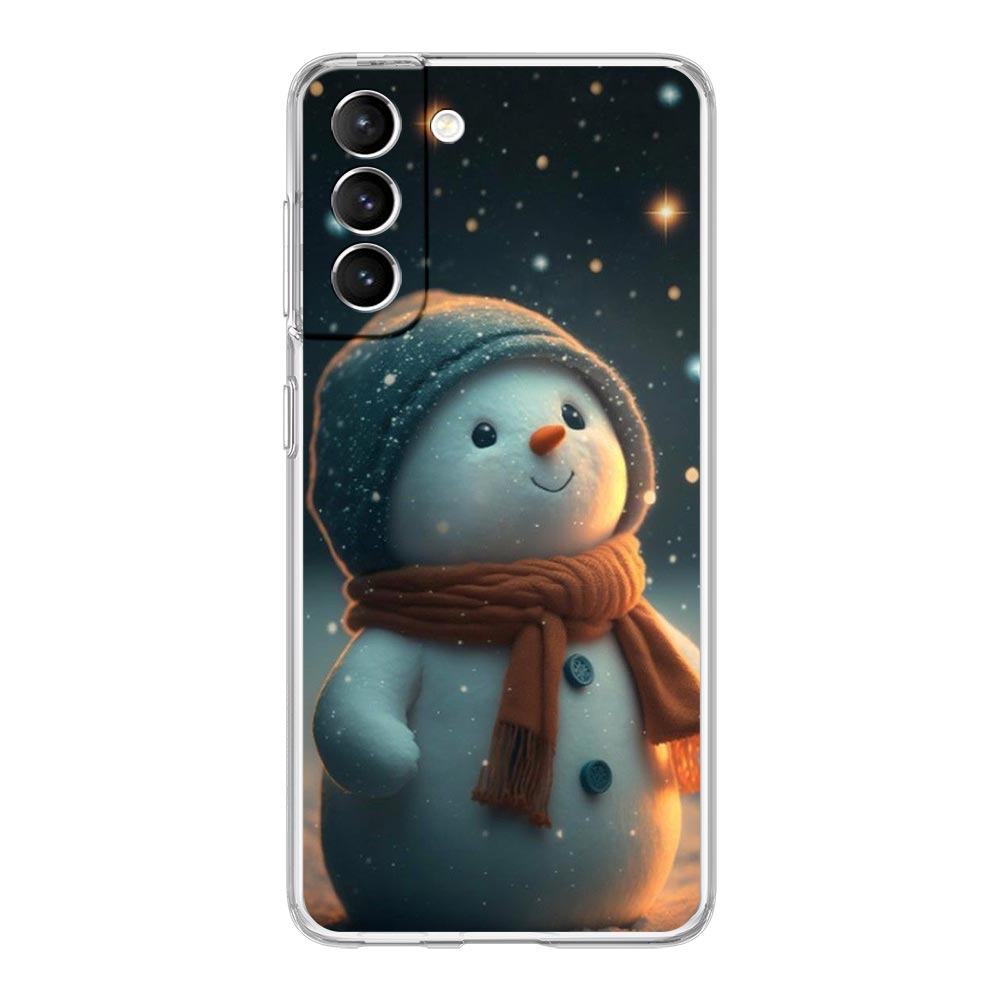 

Рождественский чехол с принтом для Samsung Galaxy S24 S23 S22 S20 Ultra S21 FE 5G S10 S9 Plus S10E S8, мягкий прозрачный чехол Samsung S9