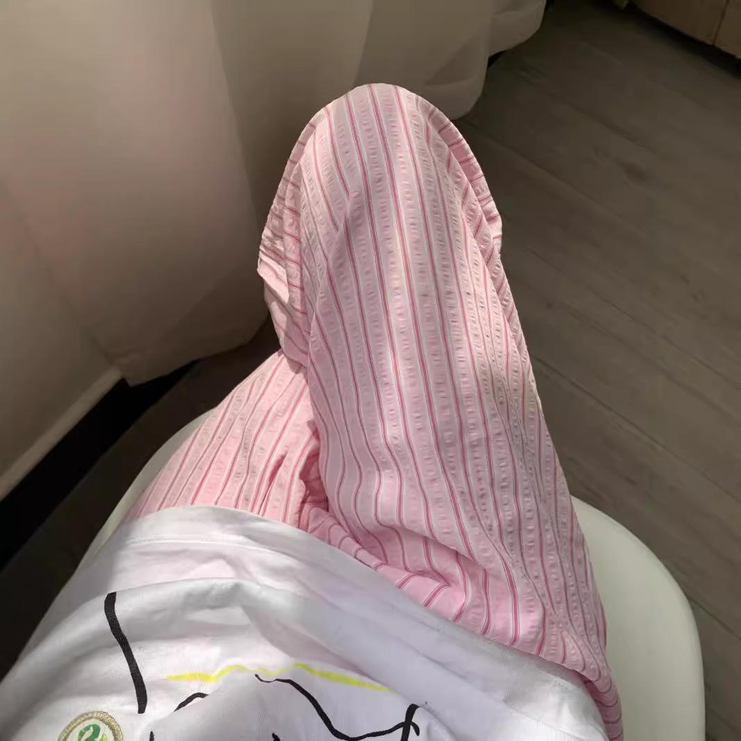 

Корейские полосатые простые свободные брюки для ходьбы, повседневные широкие брюки, женские свободные праздничные брюки, преппи, милые, с высокой талией, офисные брюки XL