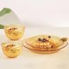 VISIONS Amber 4-Piece Crystal Series Dinnerware Set