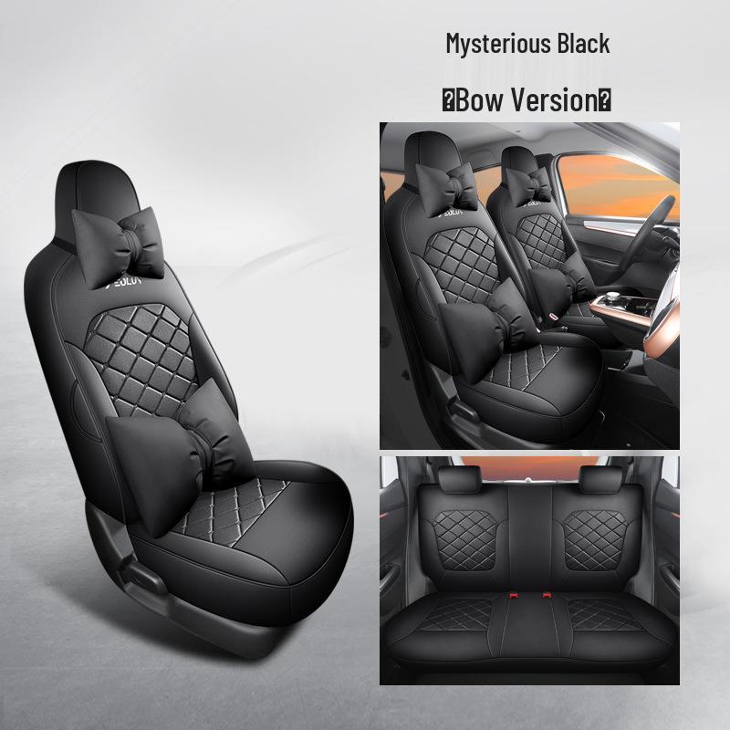 Universal Nano Leather Car Seat Cushion - All-Season Fit