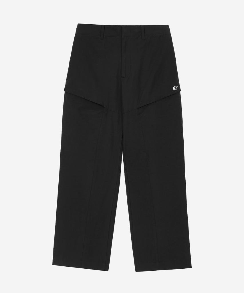 Kallapataleu Cn Wide Ankle Zipped Cargo Pants - Black