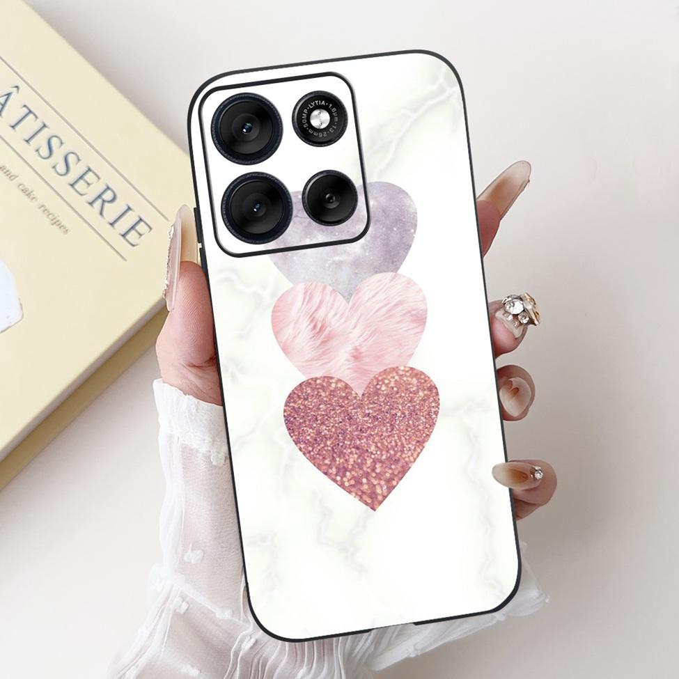 5G For Motorola Moto G56 G86 Cover For Motorola Moto G86 Case Silicone Fashion Butterfly Luxury Cute Funny Painted Back Cover