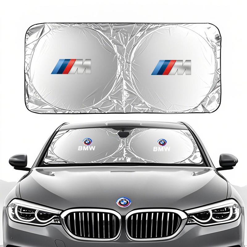 BAGO1 2026 Car Sticker Car Window Sunshade Cover Sun Shade Windshield Visor For BMW M X1 X2 X3 X5 X4 X6 X7 G30 G20 G32 G11 G12 F40 F30