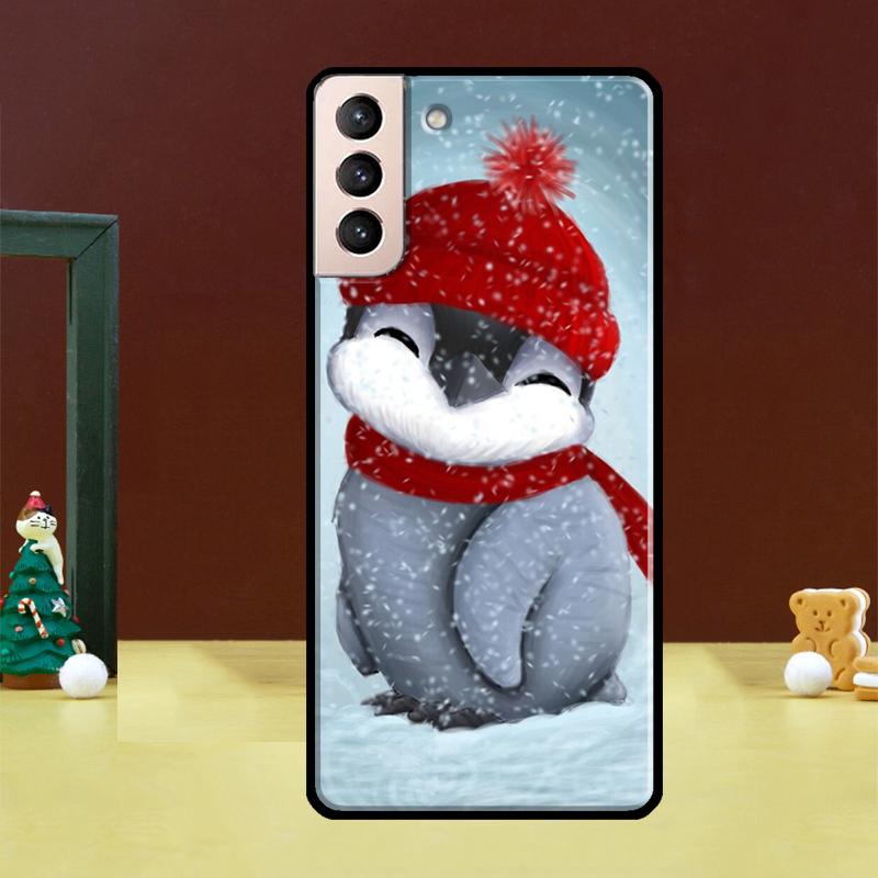 Penguin Case For Samsung Galaxy S23 S21 S22 Ultra S8 S9 S10 Note 10 Plus Note 20 Ultra S20 FE Cover