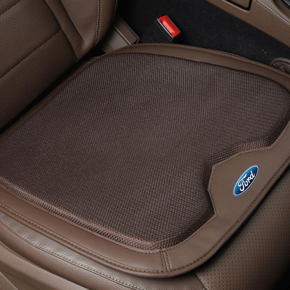 Car Anti-Slip Honeycomb Pad Seat Breathable Auto Accessories Pad For Ford MK7 Ranger Fiesta Kuga Mondeo Fusion Taurus ST Racing