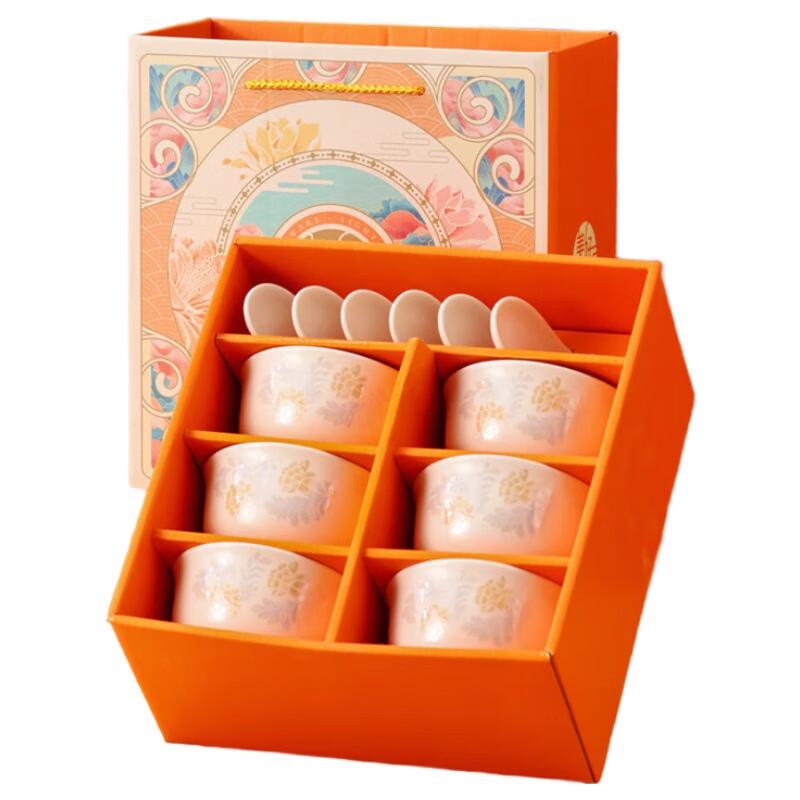 Xiaoyueya Minimalist Ceramic Bowl & Spoon Set