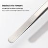 High Temperature Resistant Anti Slip Grip Ceramic Head Reverse Tweezers Industrial Stainless Steel Multipurpose Design
