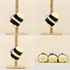 Cute Bee Plush Keychain With Soft Pp Cotton For Bags And Gifts