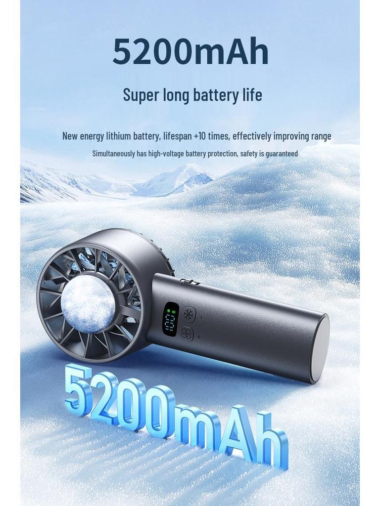 USB Handheld Fan: Compact, Long Battery Life, Powerful Wind, Silent Operation, Customizable Cooling