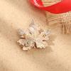 Intricate Carving Animal Maple Leaf Badge Multipurpose Brooch Wearable Jewelry Fashion Laple Pin For Daily Outfits