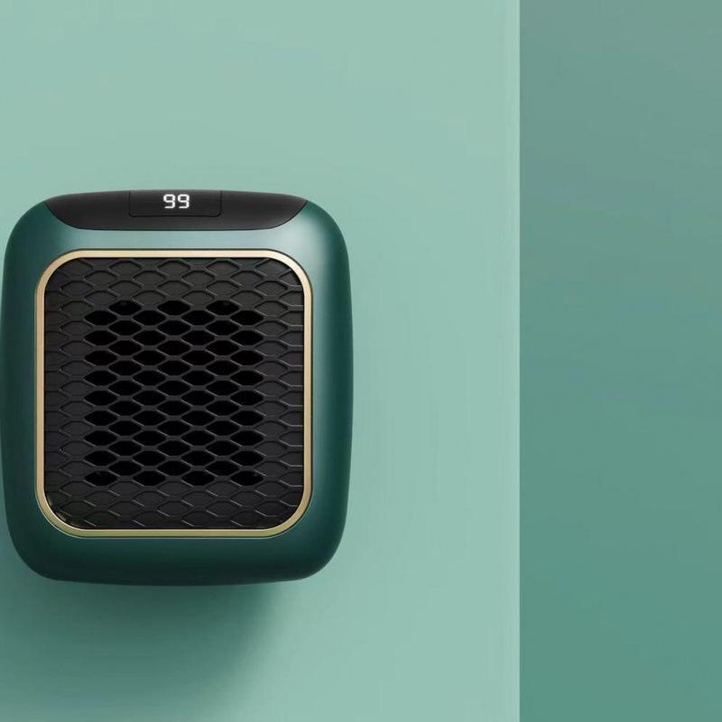 Energy-Saving Mini Heater Fan with Temperature Control for Office Desks