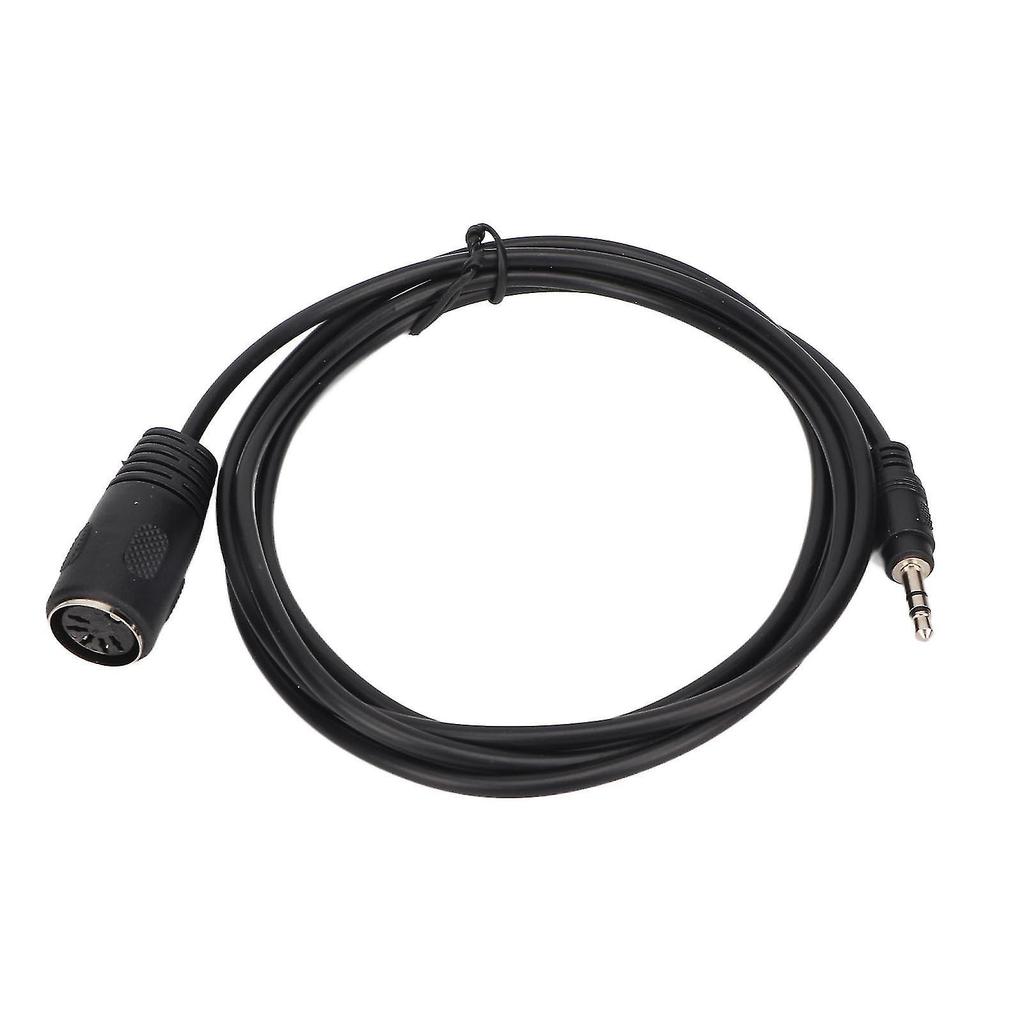 DIN 5 Pin to 3.5mm Cable Professional Pure Copper Core DIN 5Pin Female to 3.5mm Male Sound Converter Cable 4.9ft