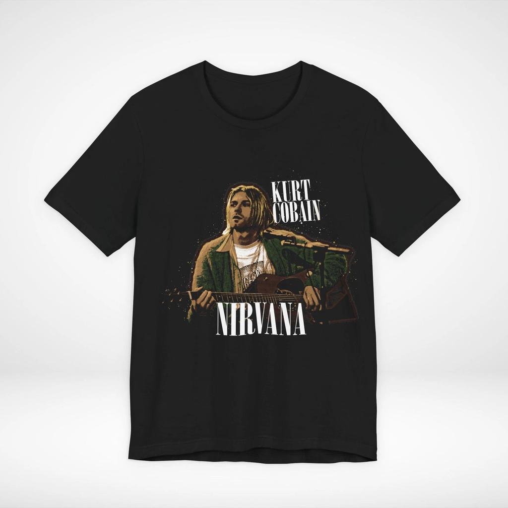 Kurt Cobain Nirvana Shirt 90's Rock Vintage Style New Unisex Men Women