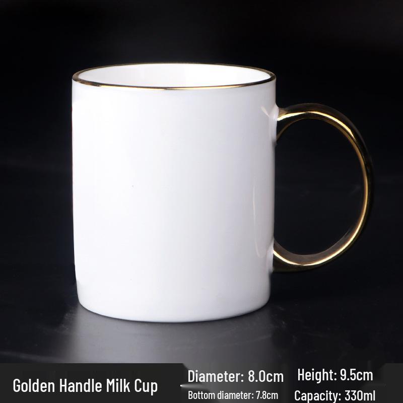 Kreative Keramiktasse mit individuellem Logo für Thermotransfer und Werbegeschenk