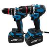 High-Power Dual-Speed Brushless Lithium Battery Electric Drill for Metal Drilling