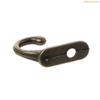 K1AE 10x Zinc Alloy Coat Hooks Vintage Bronze Hangers Wall Hooks Small Entryway Hooks