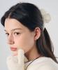 Dana Burton Organza Veil Grid Scrunchie