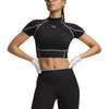Under Armour Round Neck Logo Short Sleeve Pullover T-Shirt Women tops 6014710-008