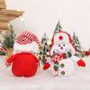 Christmas Santa Snowman Elk Plush Pendant Creative Xmas Tree Hanging Decorations for Kids Familes Christmas Gifts