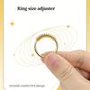 Transparent Spiral Ring Adjuster Set Invisible Silicone Guards for Loose Rings 4 Sizes Secure Fit for Men and Women