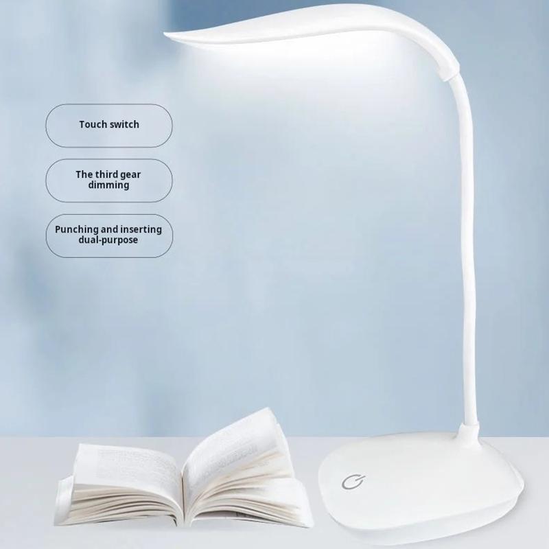 Portable LED Desktop Desk Lamp Rechargeable Lighting Eye Protection Room Night Light Bedroom Bedside Student Touch Dimmer Lamp