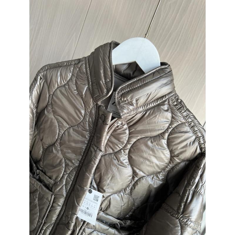 Waterproof Cotton Padded Jacket Fashion Quilted Stand-up Collar Thin Cotton Coat