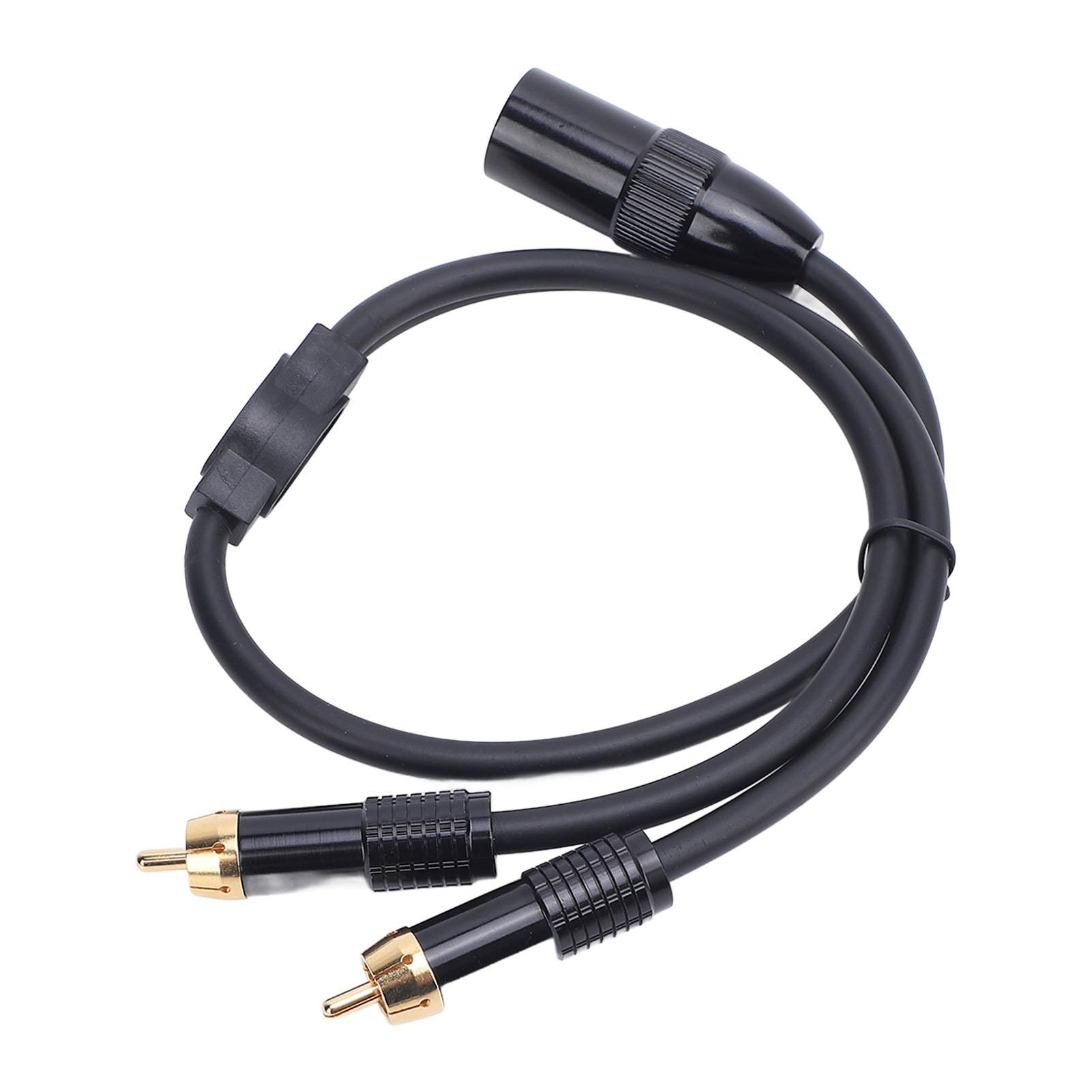 

XLR Y-разветвитель патч-кабель 1,6 фута ПВХ стерео XLR штекер 3-контактный адаптер Y-разветвитель кабель для микрофона