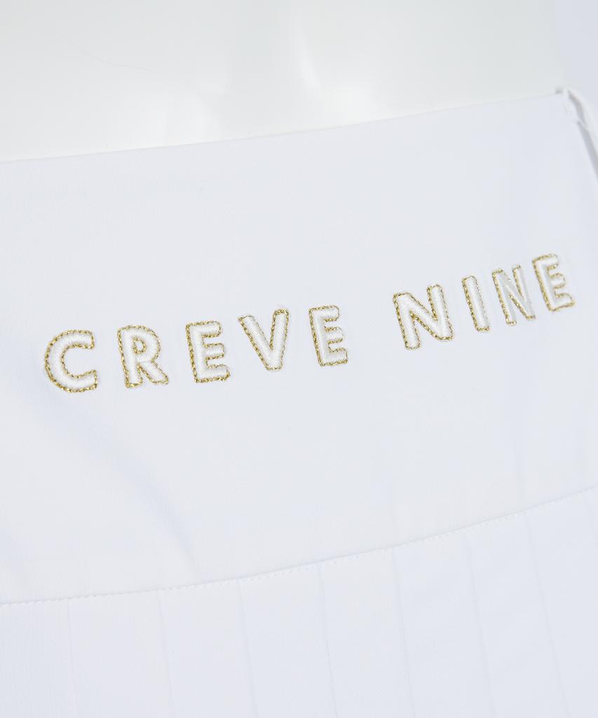 Crive Nine Side Slit Swing Pleated Skirt Wh
