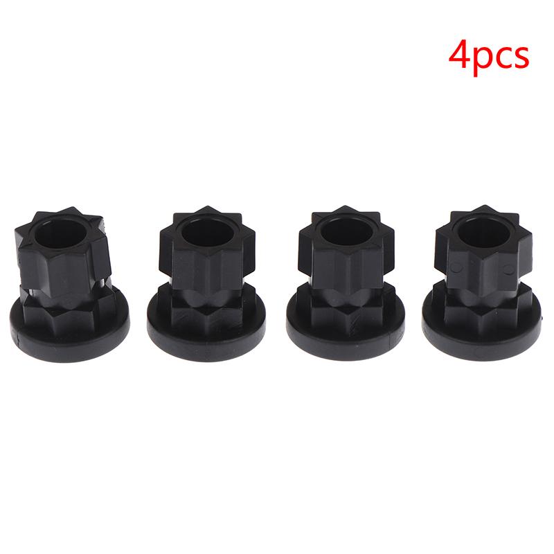 2/4/6 Stück Nylon-Schienenadapter Schienenmontagebasis Schienenzahnradadapter Kajak-Schienenhalterung Für Kajakboot Angler Angelrute